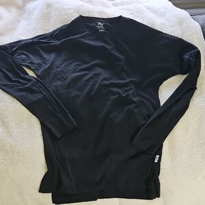 💥50% sale💥Publish Men's Midnight Black Long Sleeve Tee S #b440